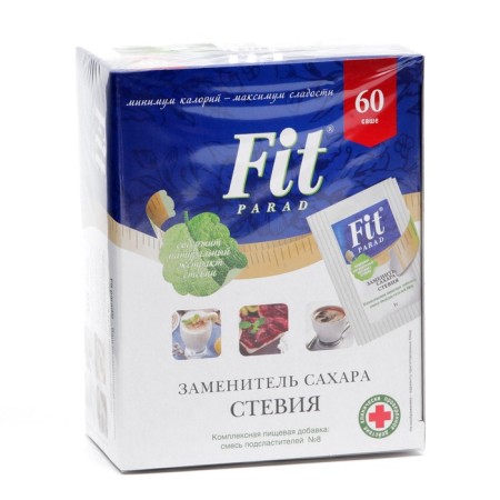 Sugar substitute Fitparad No. 8, sugar substitute (stevia), 60 g-3