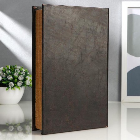 Safe wood book "Viking ship" to the leathees 26x17x5 cm-1