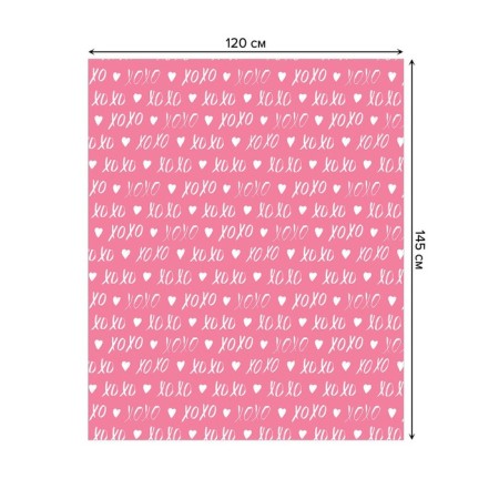Tables on the table "WHO LOVE", rectangular, oxford, size 120x145 cm-1
