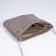 Cross-Bodi Bag on a zipper, beige color
