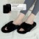 Women's slippers with open nose size 39, black color