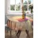 The tablecloth “Morning with tulips”, round, Saten, d = 150 cm