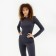 Women's thermal underwear (longshit, leggings) minku color graphite, size 42