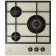 The hock surface Lex GVG 431c IV, gas, 3 burners, beige glass/bronze