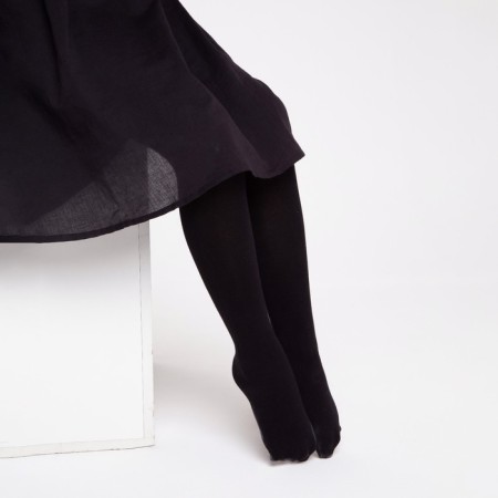 Pantyhose children, black color (nero), height 140-146 cm-1