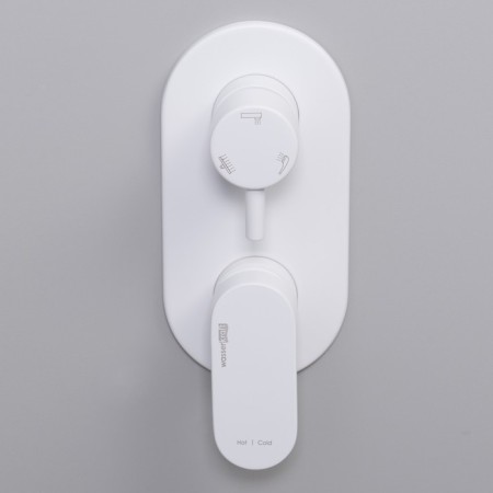 Shower mixer Wasserkraft Mindel 8571, single -leaf, without watering can, without spout, white