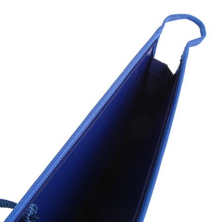 Folder for drawings and drawings A2, 650 x 480 x 50 mm, 0.9 mm, with handles, plastic, lightning from above, onyx, pr 2, dark blue-1