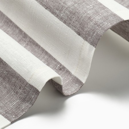 Ethel track "Graphite" 40x146cm, flax 100%, 260 g/m2-3