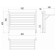 Terminus heated towel rail "Horizon" P8, 800x600 mm, Black Muars