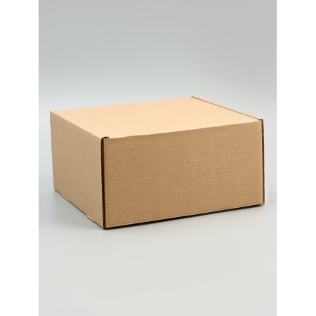 Self -assembly box, crafting, brown 27 x 27 x 15 cm-3