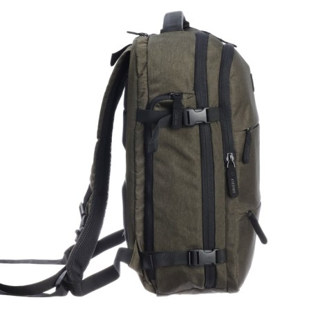 Youth backpack 42 x 29 x 16 cm, Grizzly, ergonomic back, laptop department, khaki-3