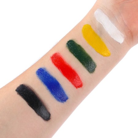 Makeup for the face and body, pencils 6 colors, sparkles, applicator, tattoo "team", puppy patrol-3