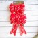 Christmas tree decoration "Balt with patterns" (set 2 pcs) 14x16 cm, golden red