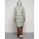 Coat insulated winter female, size 44, color light green