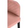 Metal frame Vener Metal/velor, black/pink 56x77x85 cm