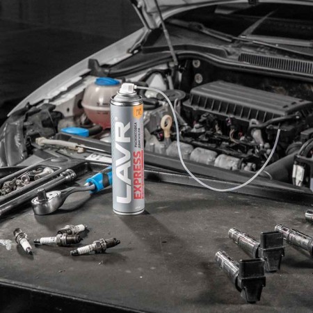 Bearing the engine Lavr Express Engine Carbon Cleaner, 400 ml, aerosol LN2511-4