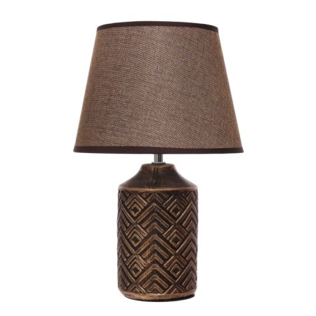 E14 40w 40w Brown Brown Path with Golden Patina 22x22x36 cm-5