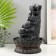 The desktop fountain from the network, Lakshmi backlighting in gray under the waterfall 20x20x30 cm