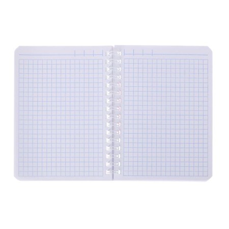 Note book A6, 80 sheets in a cage, on the crest "Life is beautiful!", Cardboard cover, offset block, mix-4