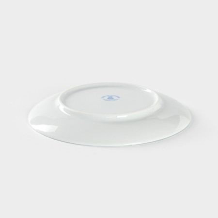 Porcelain plate Infinity, d = 17.5 cm, orange-2