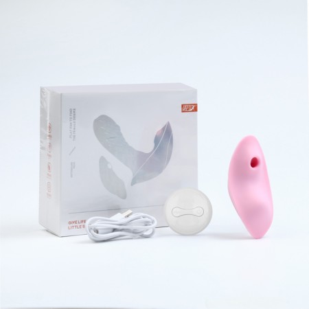 Clital vibrator in panties, with a vacuum-wave stimulant, PDU, ZU USB, pink-6