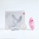 Clital vibrator in panties, with a vacuum-wave stimulant, PDU, ZU USB, pink