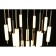 Suspended chandelier Carla LED 3000K 136W