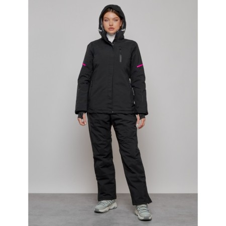 Ski suit female, size 50, black color-21
