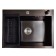 Kitchen sink Gerda GS 6045 G, 600x450 h = 200 mm, color graphite