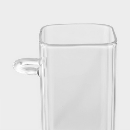 Glass Bank for bulk products with a bamboo cover and a spoon "Eco", 550 ml, 9.5 × 22.5 cm-5