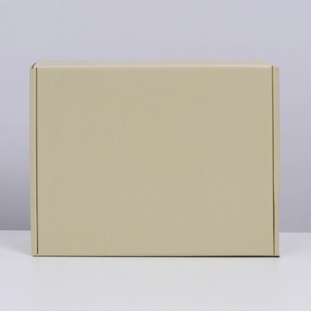 Gift folding box, packaging, "beige", 27 x 21 x 9 cm-5