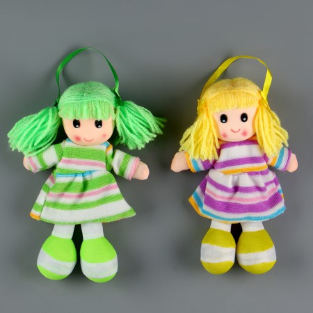 Soft toy "doll", in a knitted dress, color mix-5