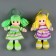 Soft toy "doll", in a knitted dress, color mix