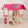Puppet house "pink magic", with furniture