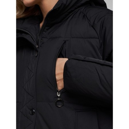 Winter jacket female, size 50, black color-13