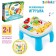 Children's musical table, sound effects, works from batteries