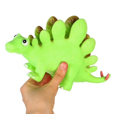 Rubber toy for the bath "Dinosaur: Stegosaurus, 23 cm, with a squeak, crumb I-3