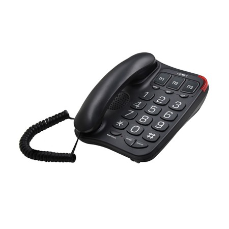 Texet TX 214 phone, large buttons, black