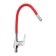 ACCOONA A4890N-5 kitchen mixer, single-leaf, flexible spout, 2 modes, red