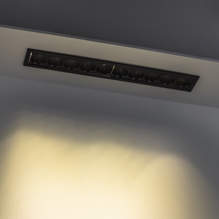 Introduction lamp, ARTIN, rectangular 285x45x555mm LED 20W 1600LM 4200K Al Black 59940-1