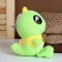 Soft toy "dinosaurus" in a jacket with a rainbow, 20 cm