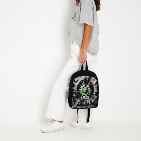 Buscques School Textile "Alien", 38x14x27 cm, black color-11