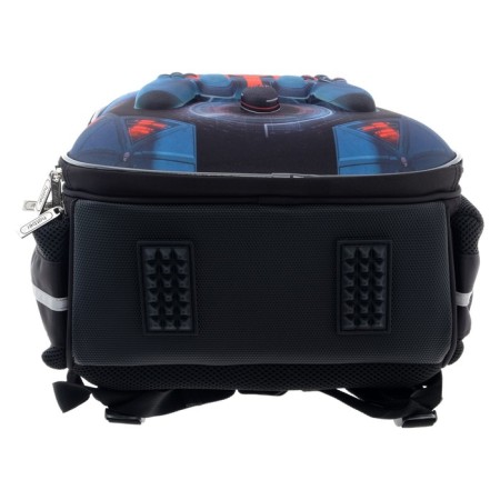 Frame backpack 38 x 29 x 15 cm, 3D effect, Hatber Ergonomic Light "Joystick" Blue NRK_71042-4