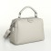 Women's bag with lightning, textura, average size, color gray