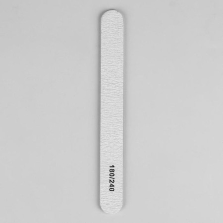 File - emery, abrasiveness 180/240, 18 cm, packing 20 pcs, color gray-3