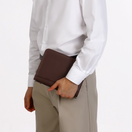 Folder for documents, a5, brown color-3
