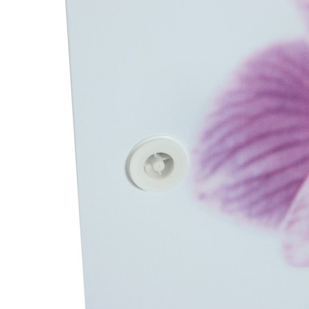Bath screen "Ultra Light art" Wild orchid, 168 cm-1