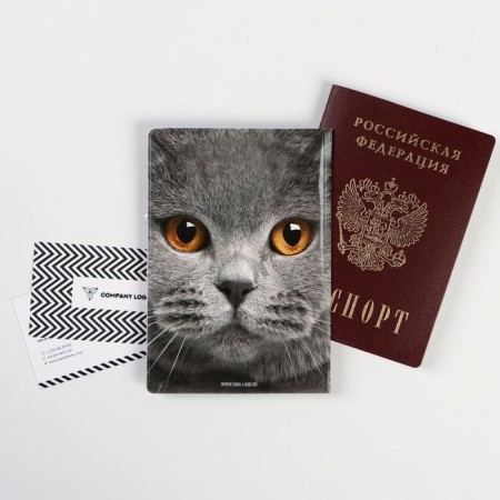 Cover for passport "Cat" (1 pc)-3