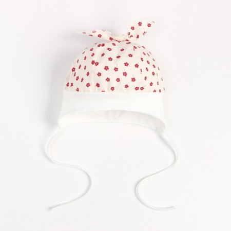 Children's hat, red color, size 42-44