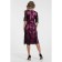 Female dress, size 42, black color, pink